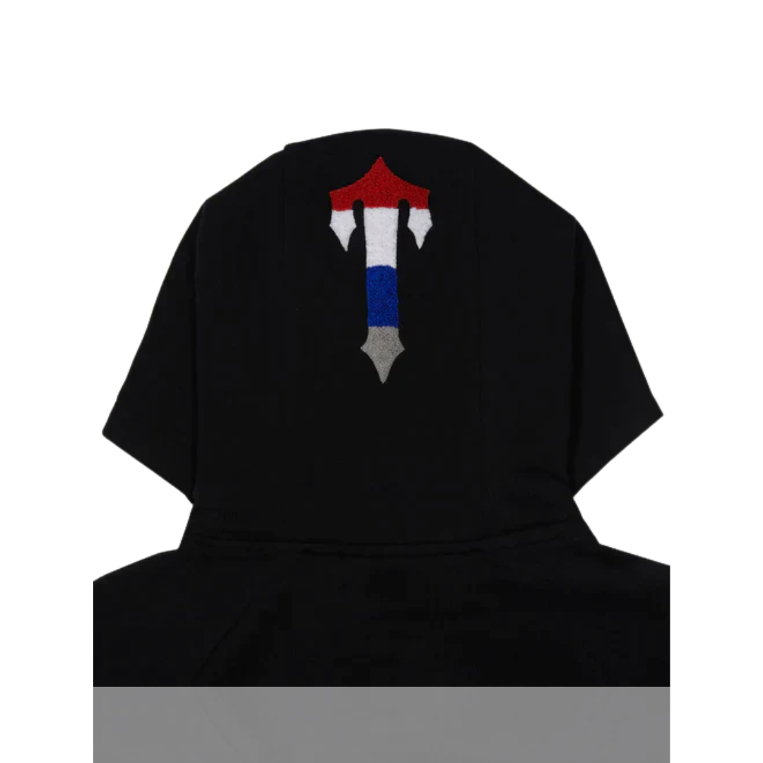 Trapstar Black Revolution 2.0 Chenille Decoded Hooded Tracksuit