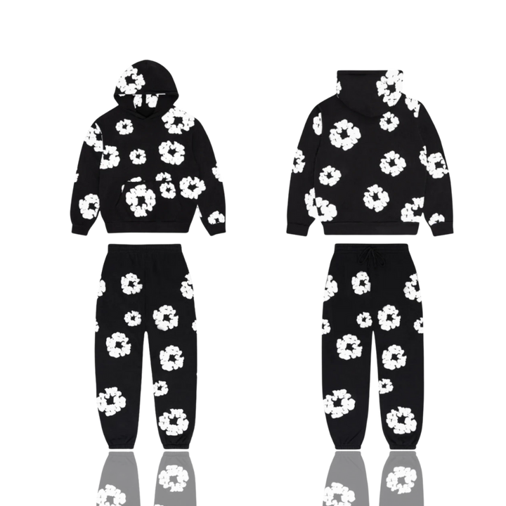 Denim Tears Black ‘The Cotton Wreath’ Tracksuit