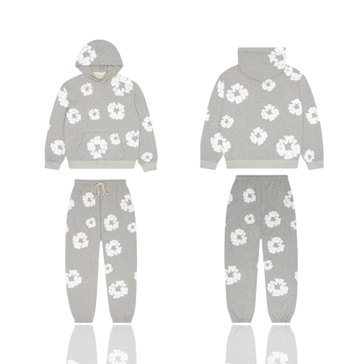 Denim Tears Grey ‘The Cotton Wreath’ Tracksuit