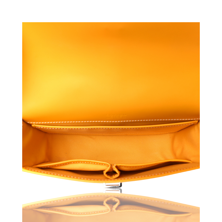 Yellow Goyard Messenger Bag