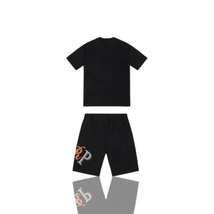 Trapstar Black & Orange TRP Short Set