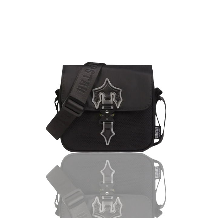 BLACK & REFLECTIVE IRONGATE MESSENGER BAG 1.0