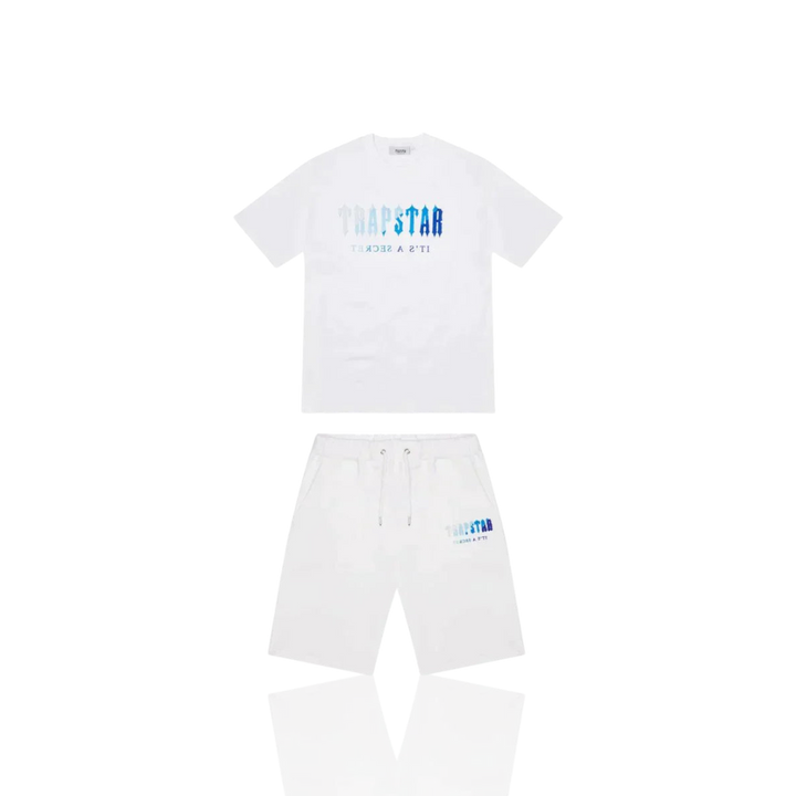 Trapstar White Ice Flavours 2.0 Chenille Decoded Short Set