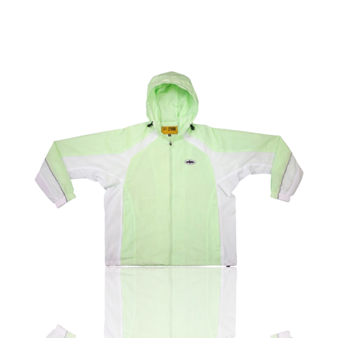 Corteiz MINT GREEN & WHITE RTW SPRING JACKET