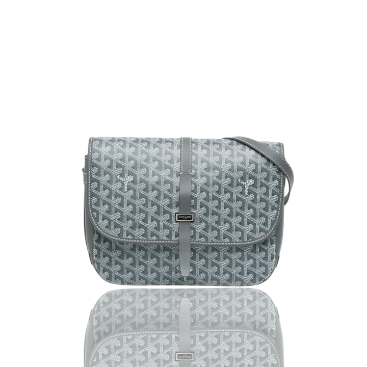 Grey Goyard Messenger Bag