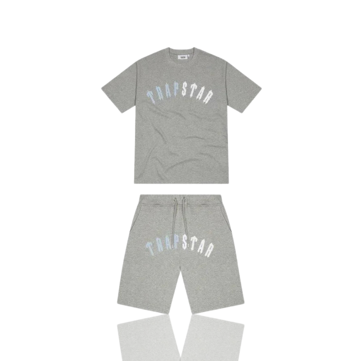 Trapstar Grey Irongate Arch Chenille Short Set