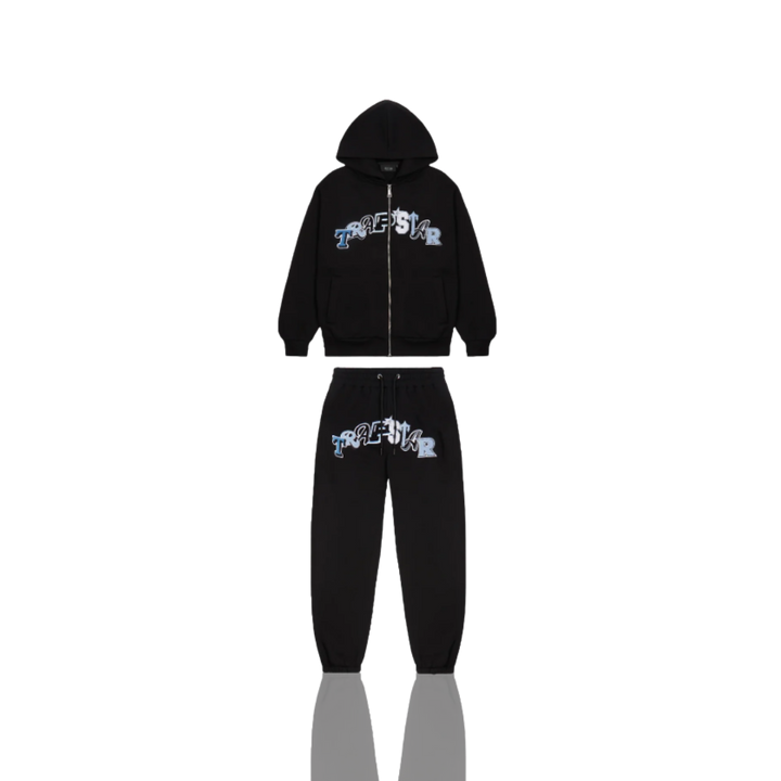Trapstar BLACK MONOCHROME EDITION WILDCARD TRACKSUIT