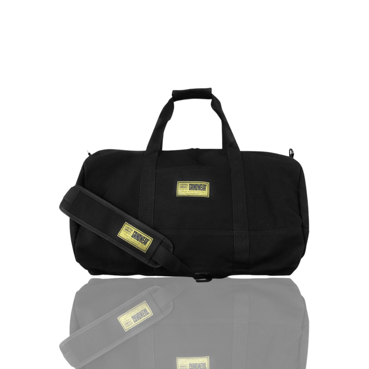 Corteiz BLACK ALCATRAZ GRINDWEAR DUFFLE BAG