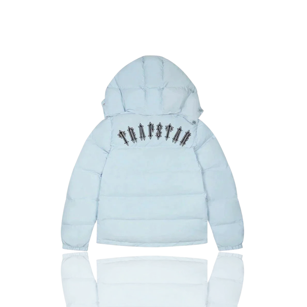 Trapstar Ice Blue Irongate Hooded Puffer