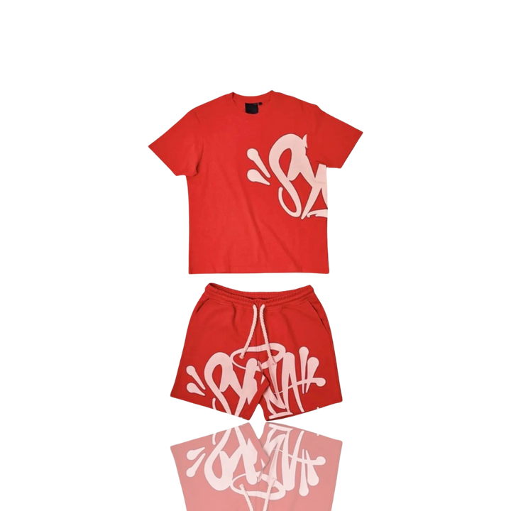 Red Syna Short Set