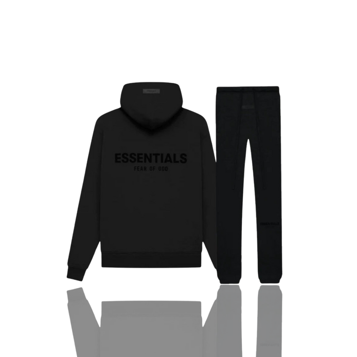 Essentials Black SS22 Tracksuit