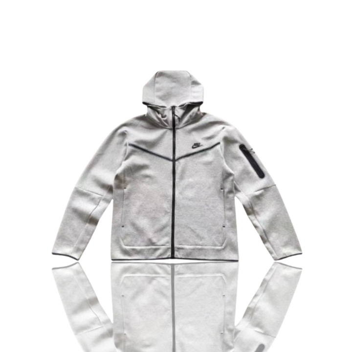 Nike Grey Tech Fleece Zip Up Hoodie