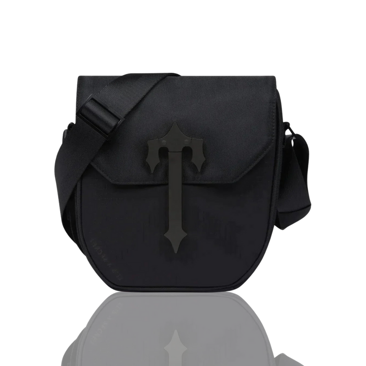 Trapstar Black & Black Cobra T Messenger Bag