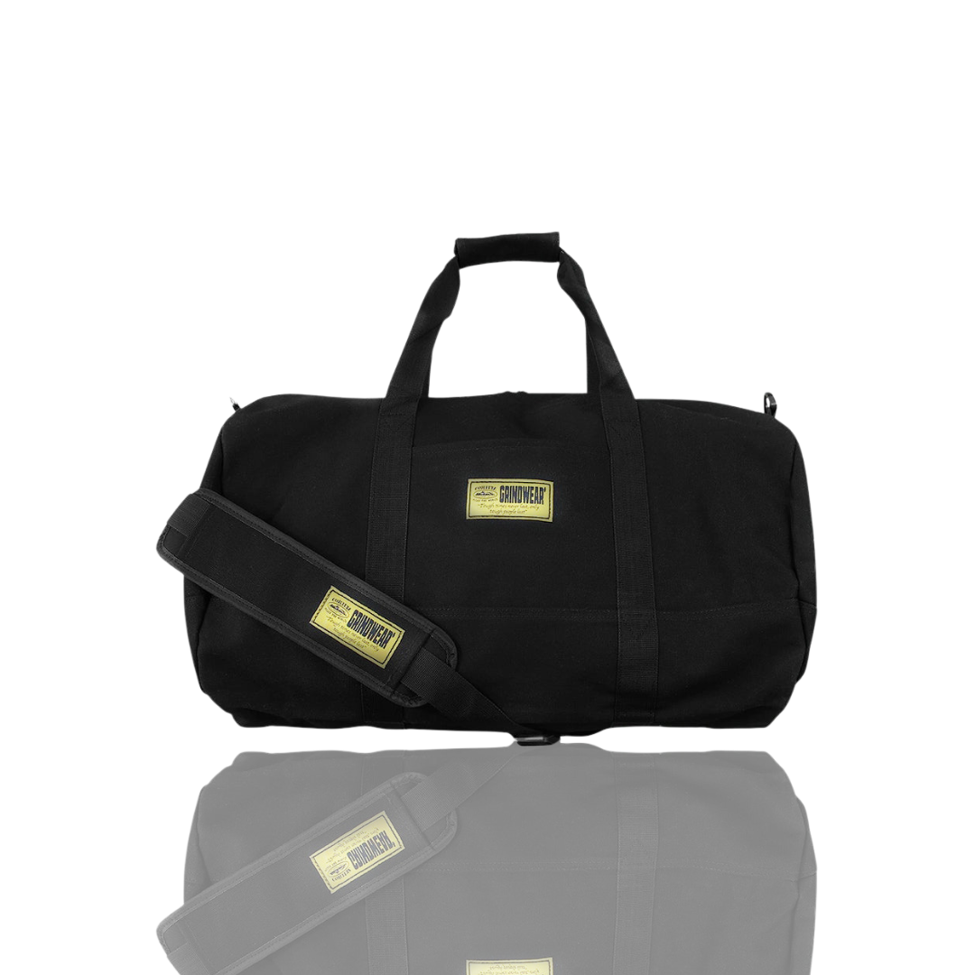 Corteiz BLACK ALCATRAZ GRINDWEAR DUFFLE BAG
