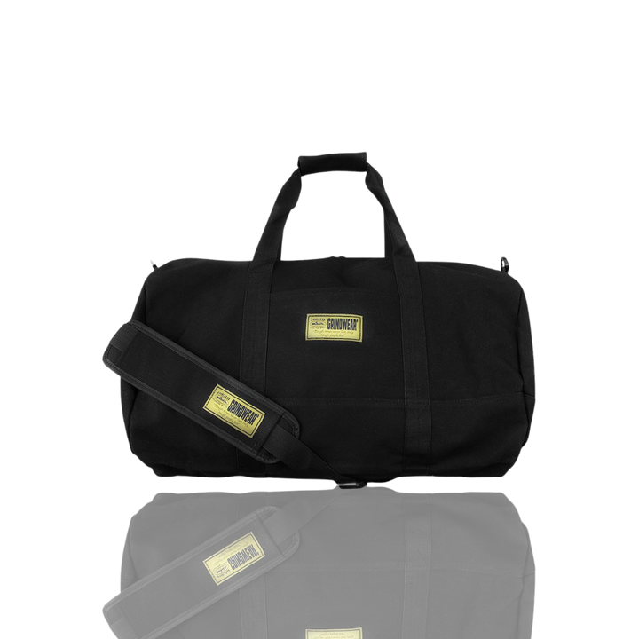 Corteiz BLACK ALCATRAZ GRINDWEAR DUFFLE BAG