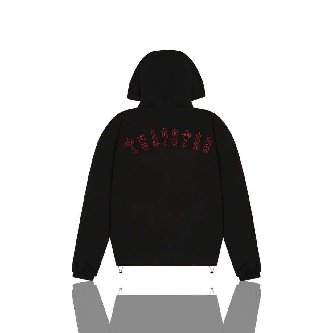 Trapstar Black & Red Irongate T Windbreaker