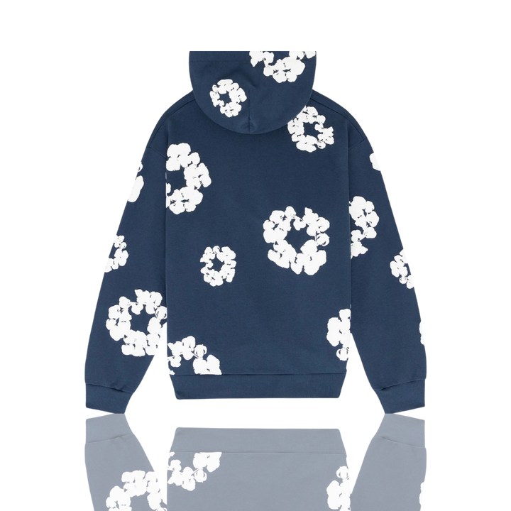 Denim Tears Navy ‘The Cotton Wreath’ Hoodie