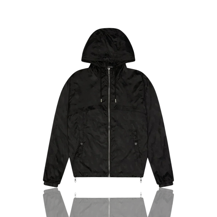 Trapstar Black Irongate Jacquard Windbreaker