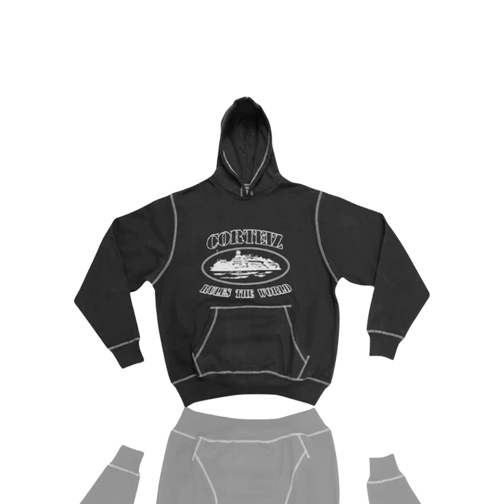 Corteiz BLACK & WHITE RTW SUPERIOR HOODIE