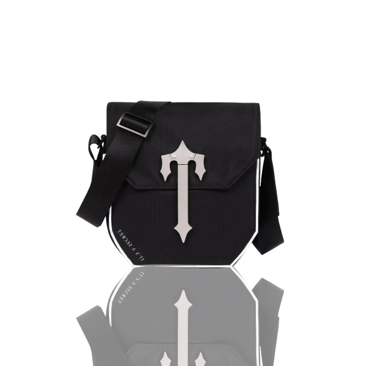 Trapstar Black Reflective Cobra T Messenger Bag