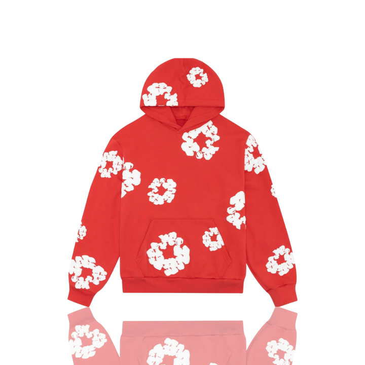 Denim Tears Red ‘The Cotton Wreath’ Hoodie
