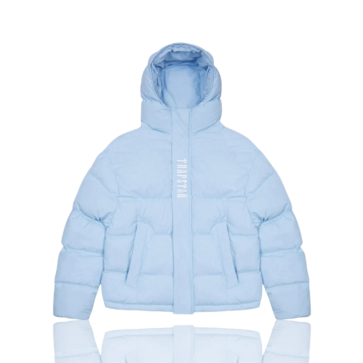 Trapstar Ice Blue Decoded 2.0 Hooded Puffer Jacket