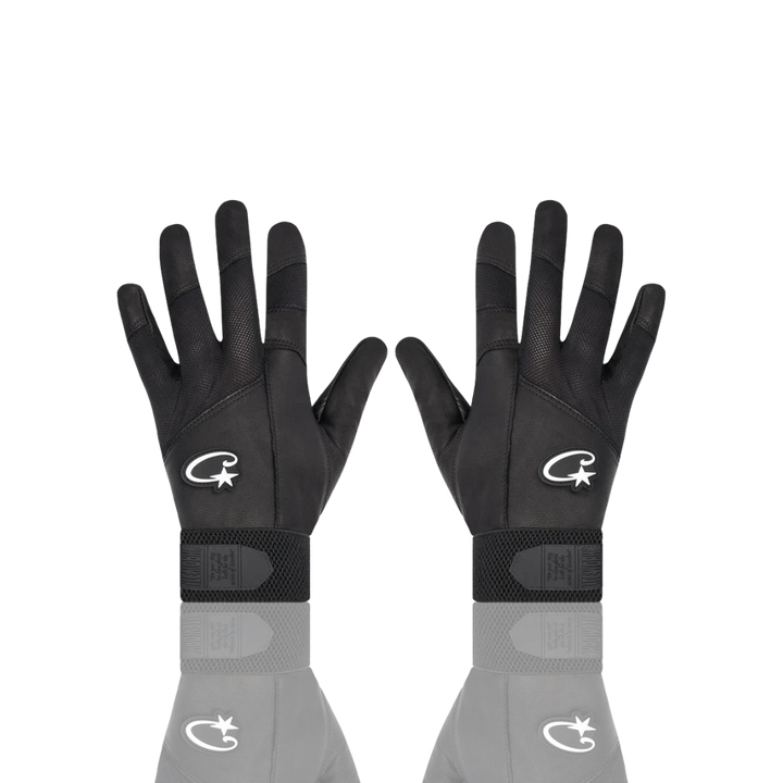 Corteiz BLACK LEATHER GLOVES