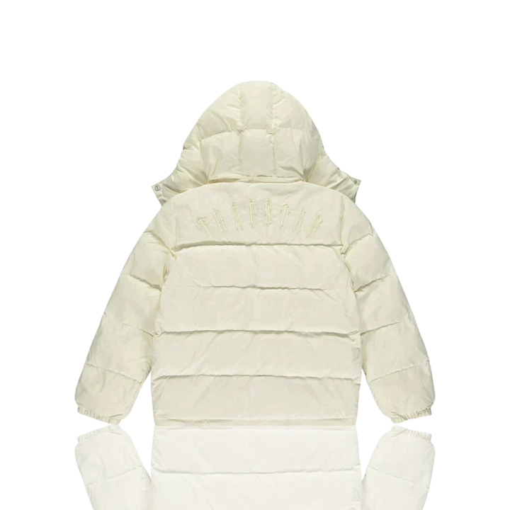 Trapstar Cream Irongate Hooded Puffer