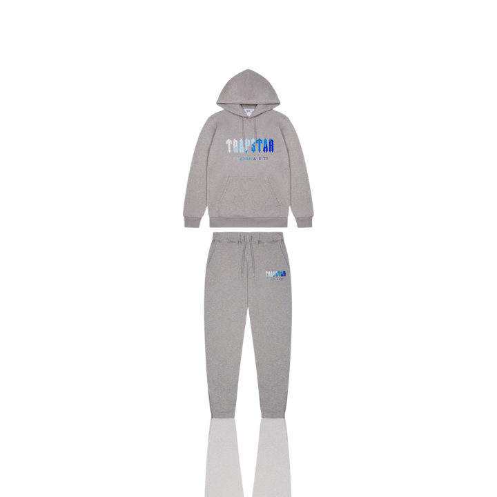Trapstar Grey Ice 2.0 Chenille Decoded Hooded Tracksuit