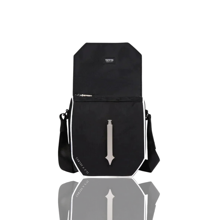 Trapstar Black Reflective Cobra T Messenger Bag