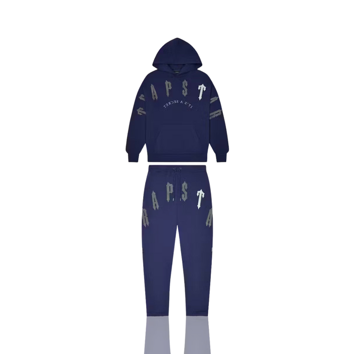 Trapstar Navy Irongate Arch Chenille 2.0 Tracksuit
