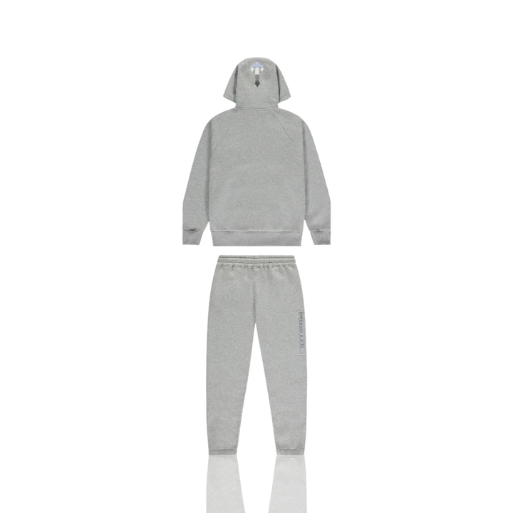 Trapstar Grey / Ice Blue Chenille Decoded 2.0 Hooded Tracksuit