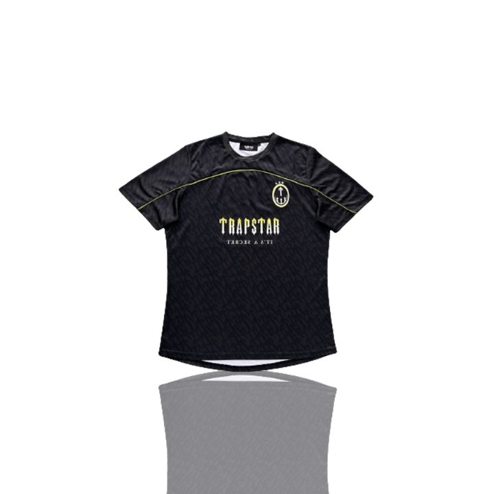 Trapstar Black & Lime T Football Jersey
