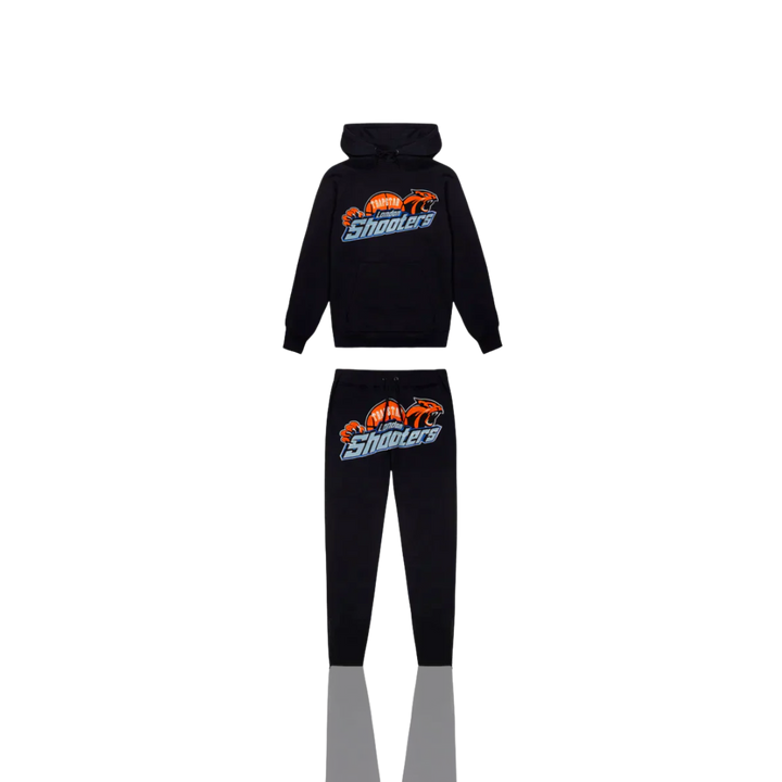 Trapstar Black & Orange London Shooters Tracksuit