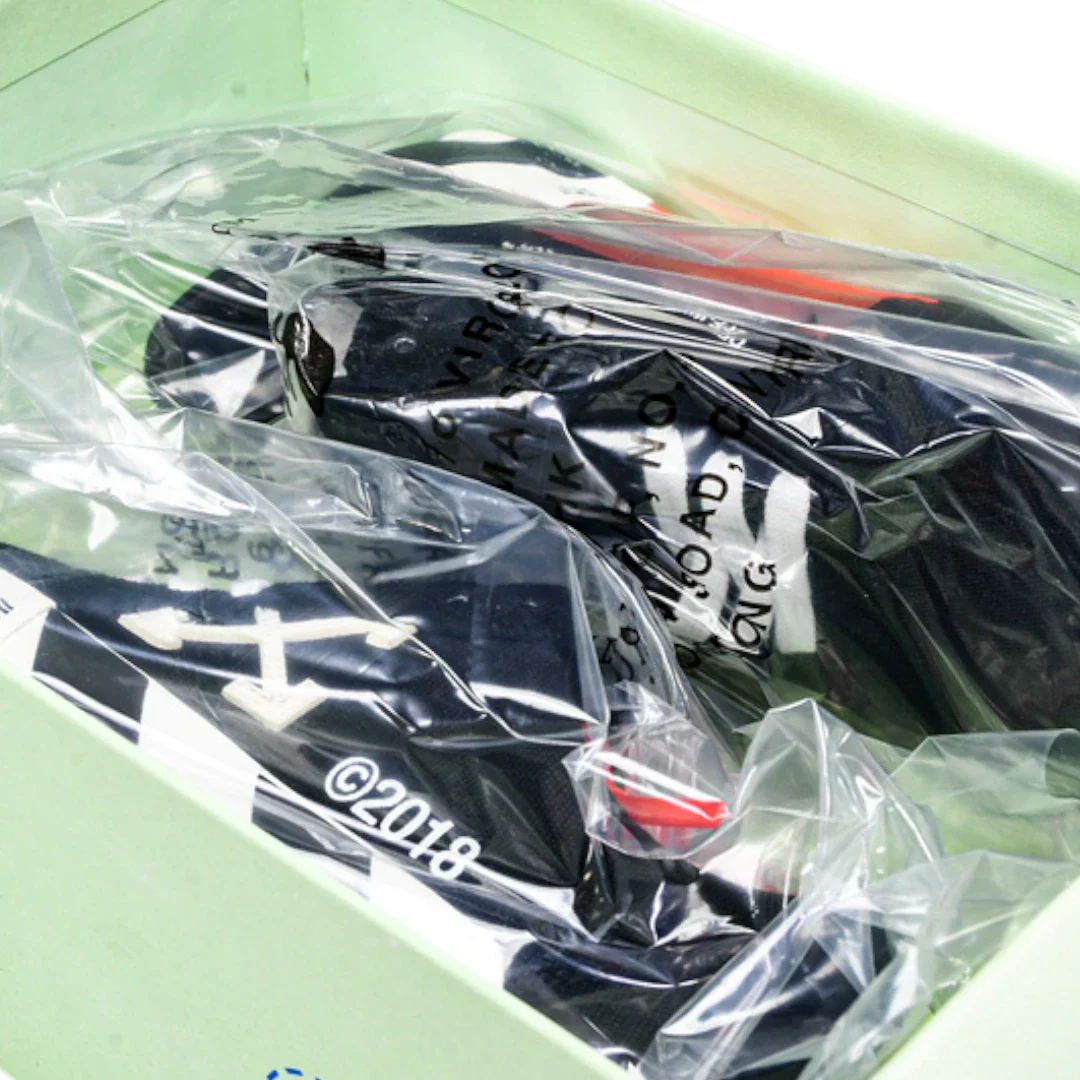 Off-White Vulc Low 'Black' (‘C 2018) Old Stripes