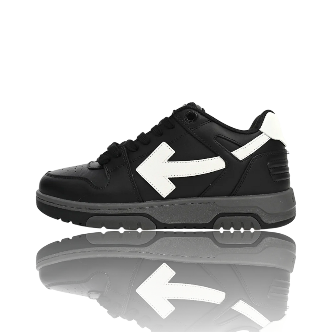 Off-White Out Of Office Low Top 'Black White'