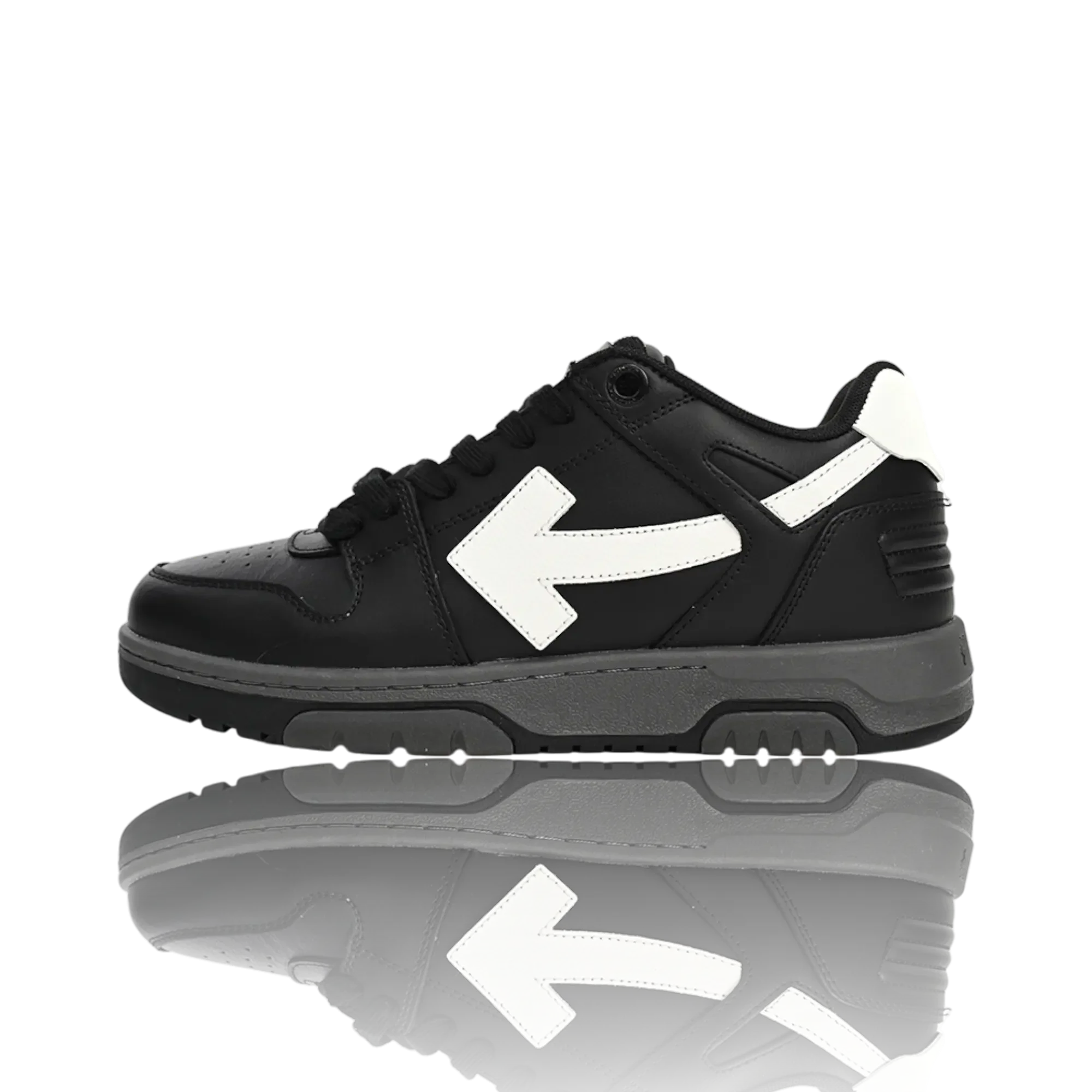 Off-White Out Of Office Low Top 'Black White'