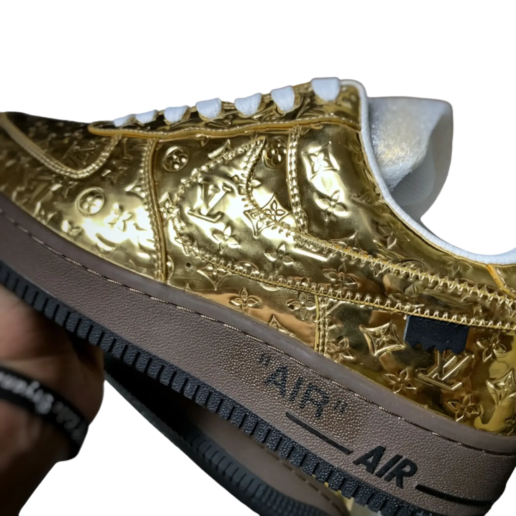 Louis Vuittоп x AF1 By Virgil Abloh 'Metallic Gold'