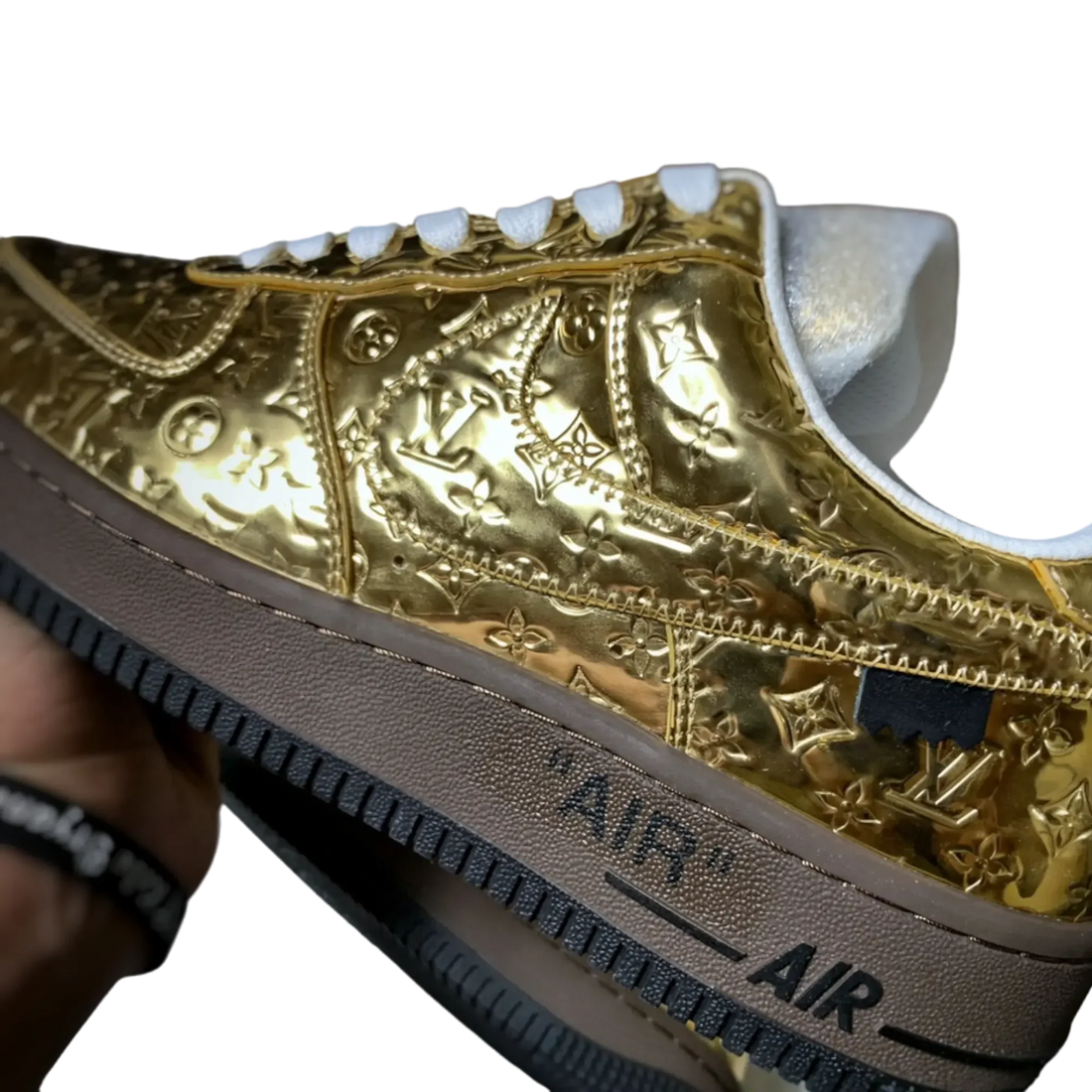 Louis Vuittоп x AF1 By Virgil Abloh 'Metallic Gold'