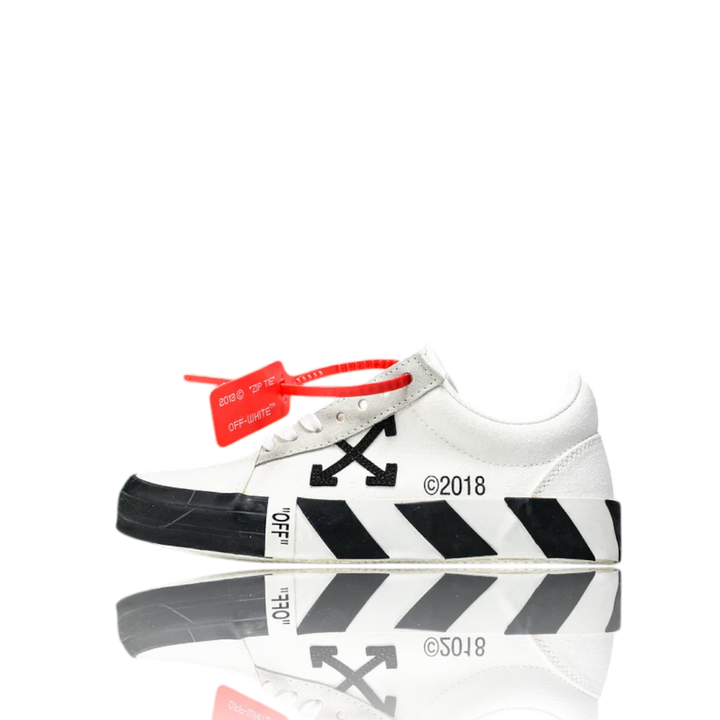 Off-White Vulc Low 'White' (‘C 2018)  Old Stripes
