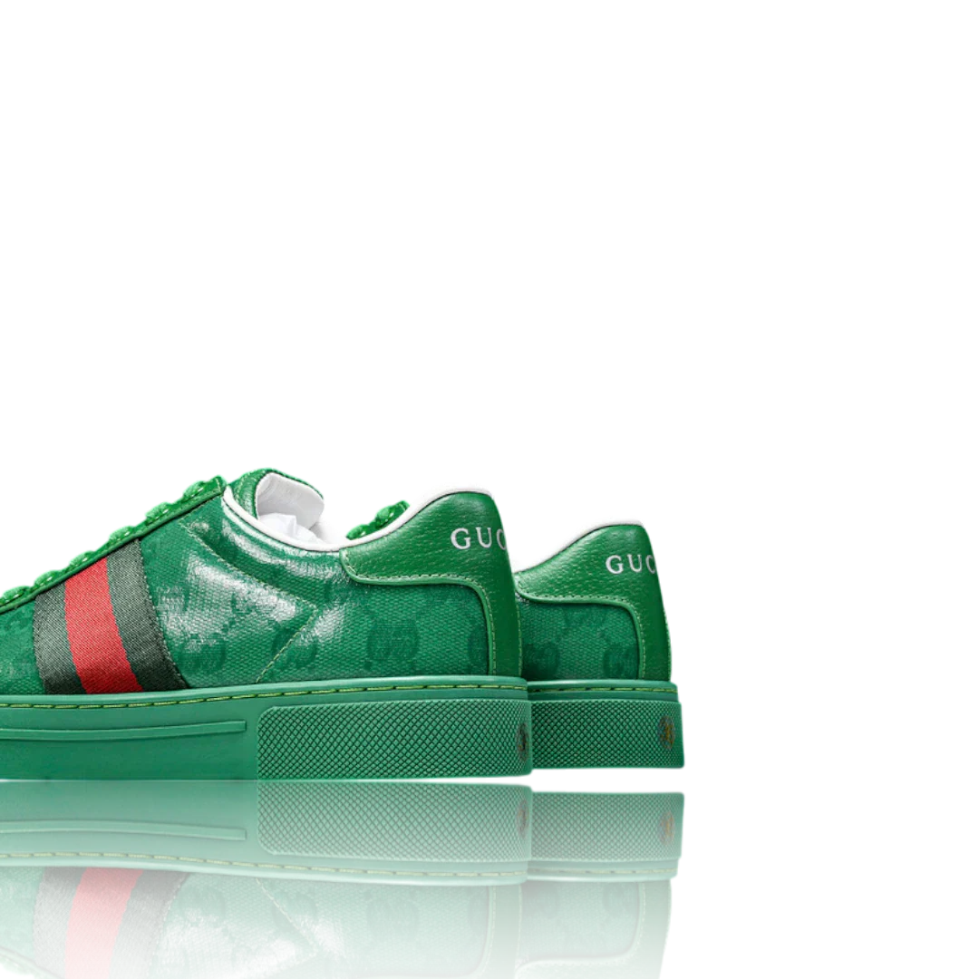 Guссi Ace Web 'Green Monogram'