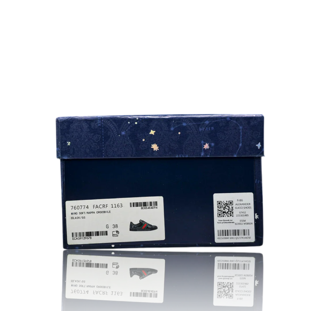 Guссi Ace Web Monogram 'Black'