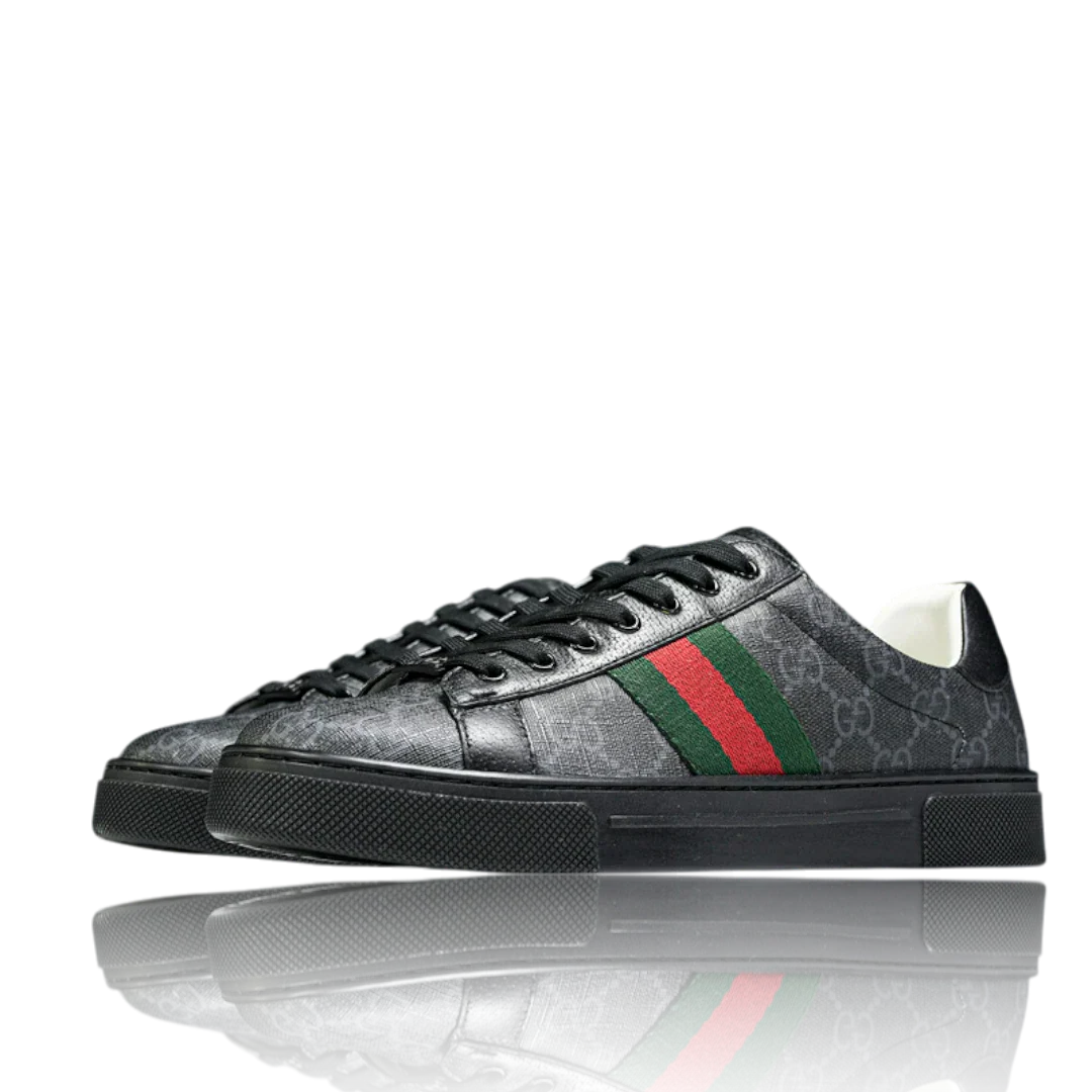 Guссi Ace Web Monogram 'Black'