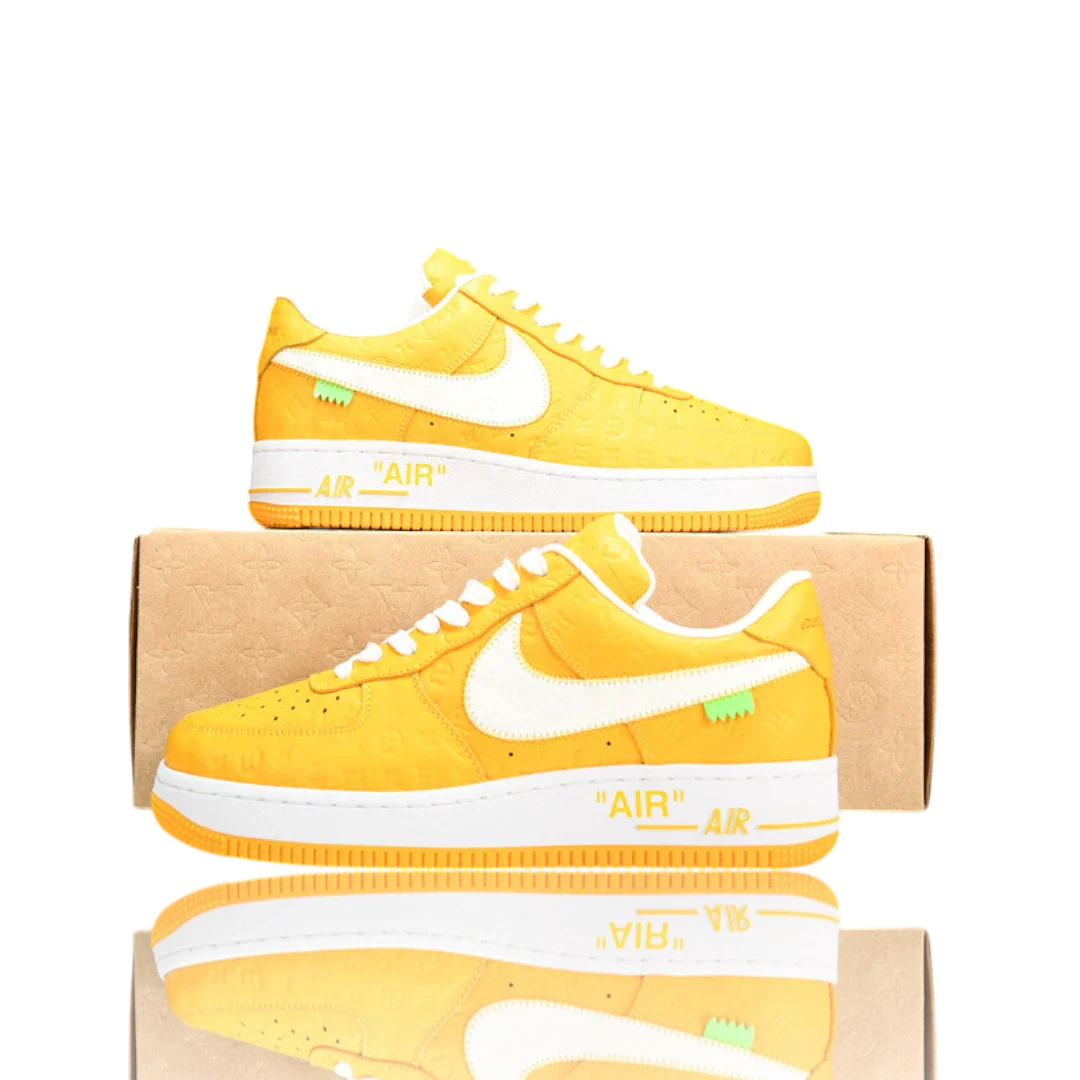 Louis Vuittоп x AF1 By Virgil Abloh 'White Yellow'