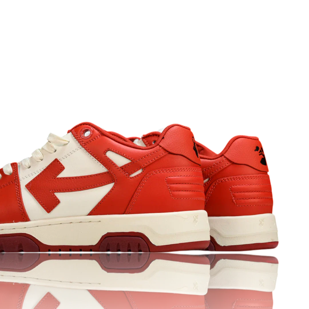 Off-White Out Of Office Low Top 'White Red'