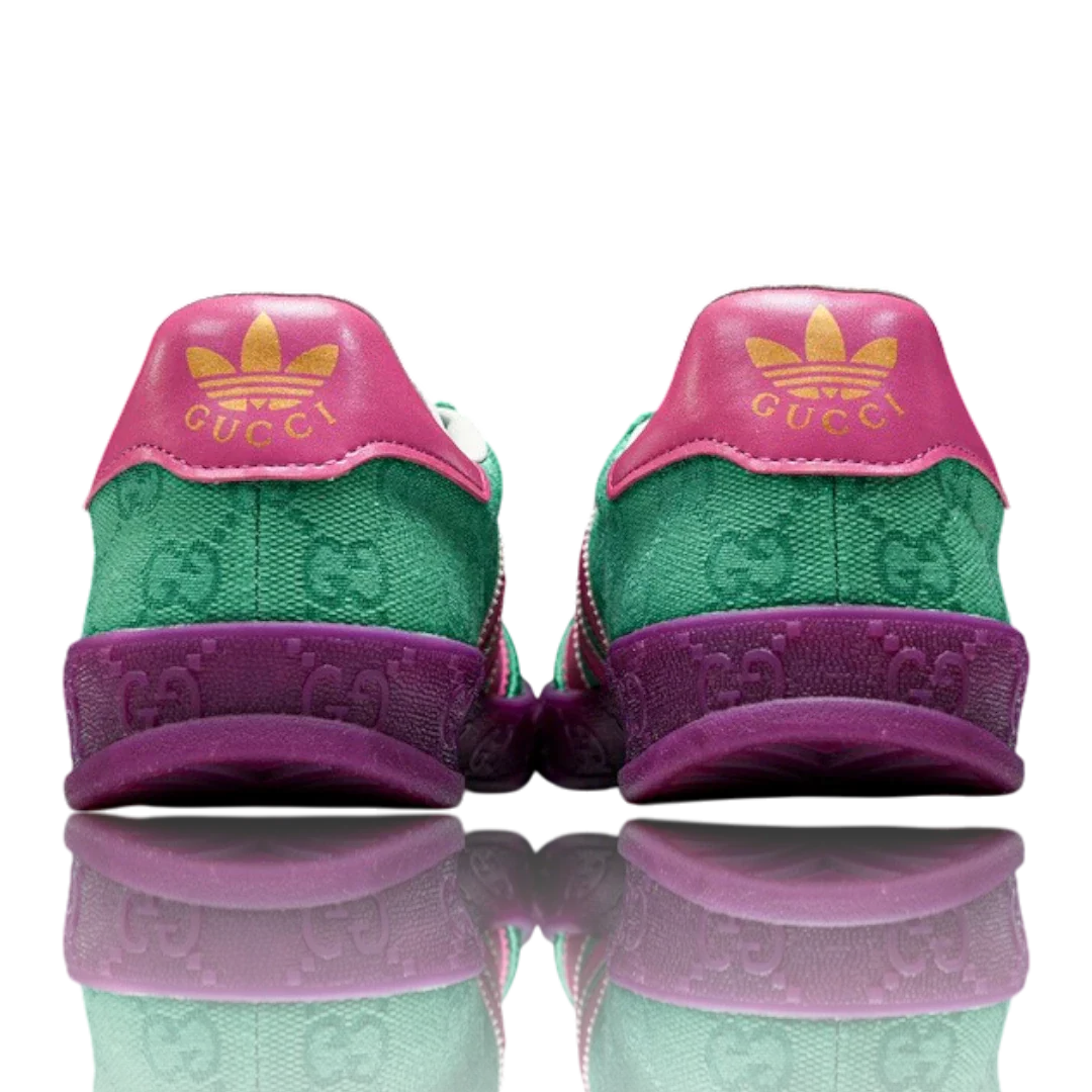 Guссi x Gazelle 'Green GG Monogram'