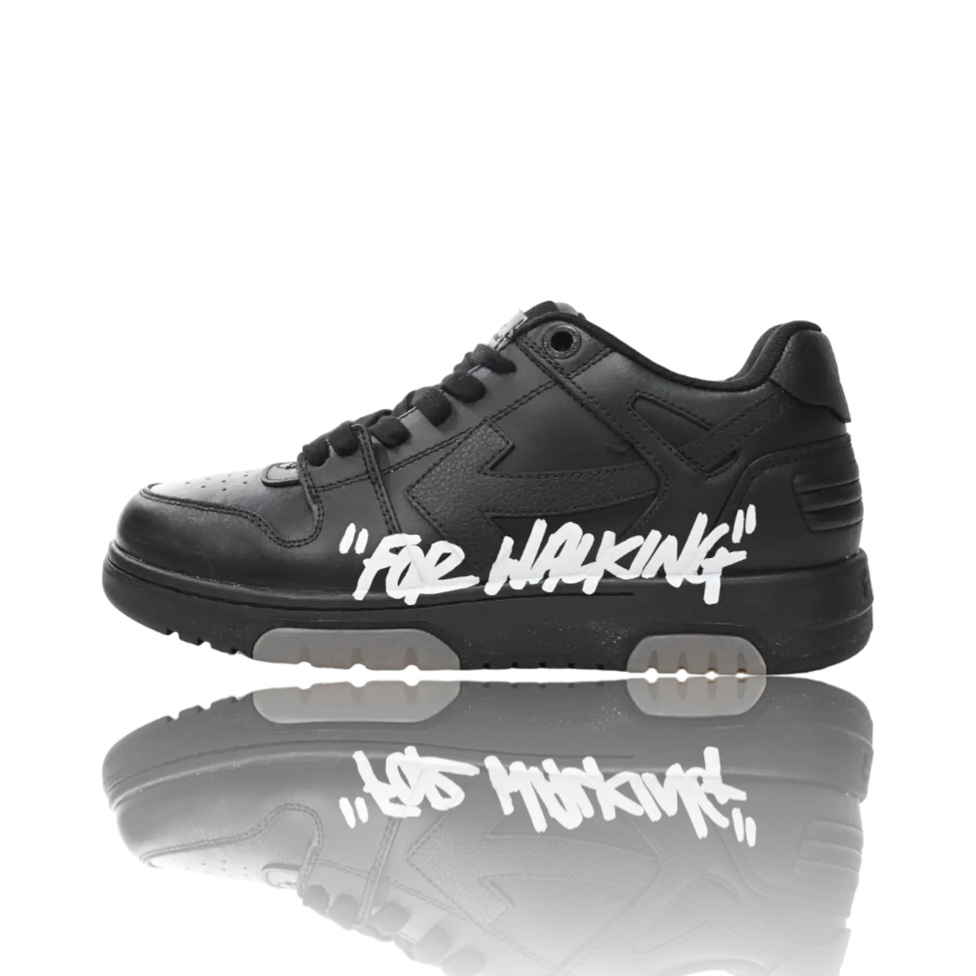 Off-White Out Of Office Low Top 'For Walking' Black White