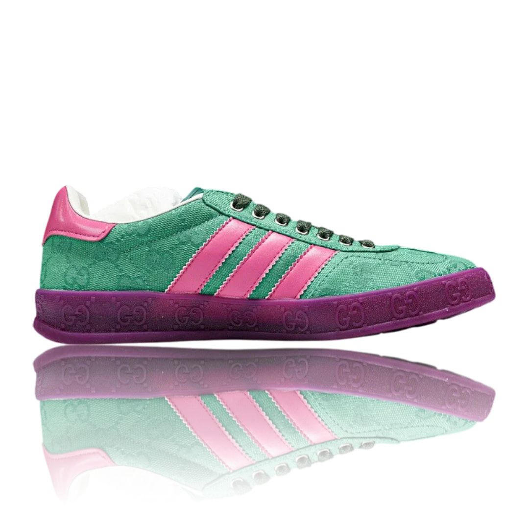 Guссi x Gazelle 'Green GG Monogram'