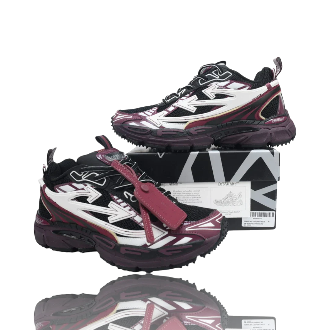 Off-White Be Right back 'Black Purple'