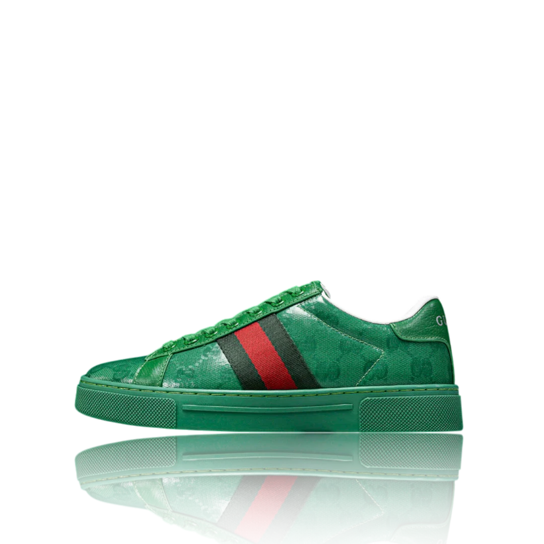 Guссi Ace Web 'Green Monogram'
